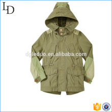 Jacket with hood jacket for kids cargo pocket and style for wholesale